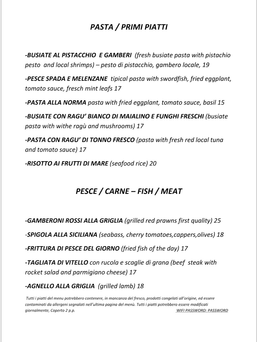 Menu Da Sasà Ristorante Pizzeria-1